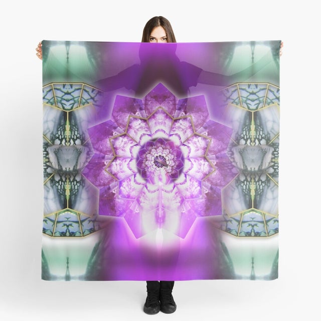 Crystal Mandala Luxury Scarves